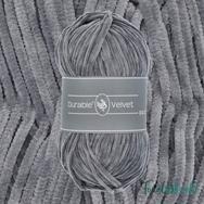 Durable Velvet 2232 Light Gray - szürke zsenília fonal - chenille yarn - 2 Durable Velvet 2232 Light Gray - szürke zsenília fonal - chenille yarn - 2