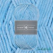 Durable Velvet 282 Light Blue - világoskék zsenília fonal - chenille yarn - 2 Durable Velvet 282 Light Blue - világoskék zsenília fonal - chenille yarn - 2