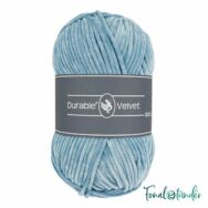Durable Velvet 289 Blue Gray - halvány kék zsenília fonal - chenille yarn
