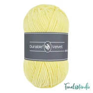 Durable Velvet 309 Light Yellow - citromsárga zsenília fonal - chenille yarn