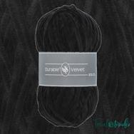 Durable Velvet 325 - koromfekete zsenília fonal - black chenille yarn - 2 Durable Velvet 325 - koromfekete zsenília fonal - black chenille yarn - 2