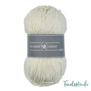 Durable Velvet 326 Ivory - krémfehér zsenília fonal - cream white chenille yarn