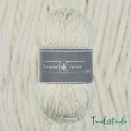Durable Velvet 326 Ivory - krémfehér zsenília fonal - cream white chenille yarn - 2