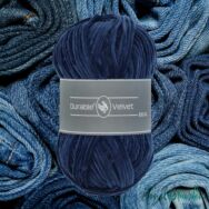Durable Velvet 370 Jeans - sötétkék zsenília fonal - dark blue chenille yarn - 02
