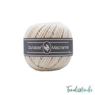 Durable Macrame 2172 Cream - krémfehér makramé zsinórfonal - ecru twisted cotton cord Durable Macrame 2172 Cream - krémfehér makramé zsinórfonal - ecru twisted cotton cord