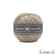 Durable Macrame 2212 Linen - lenfehér makramé zsinórfonal - ecru twisted cotton cord