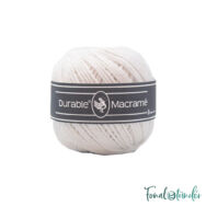Durable Macrame 310 White - hófehér makramé zsinórfonal - snow-white twisted cotton cord