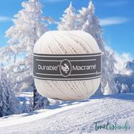 Durable Macrame 310 White - hófehér makramé zsinórfonal - snow-white twisted cotton cord - 2 Durable Macrame 310 White - hófehér makramé zsinórfonal - snow-white twisted cotton cord - 2