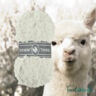 Durable Teddy 2212 Cream - krémfehér buklé fonal - ecru hairy fluffy yarn - 02