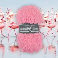 Durable Teddy 229 Flamingo Pink - rózsaszín buklé fonal - hairy fluffy yarn