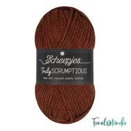 Scheepjes Truly Scrumptious 367 Salted Caramel Brownie - barna öko akril fonal - eco yarn blend