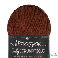 Scheepjes Truly Scrumptious 367 Salted Caramel Brownie - barna öko akril fonal - eco yarn blend