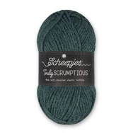 Scheepjes Truly Scrumptious 379 Kale Chocolate Bar - zöld öko akril fonal - eco yarn blend