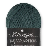 Scheepjes Truly Scrumptious 379 Kale Chocolate Bar - zöld öko akril fonal - eco yarn blend