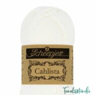 Scheepjes Cahlista Snow White 106 - pamut fonal  - cotton yarn - 50gramm - 01