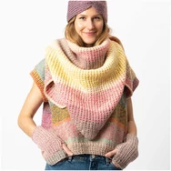 Rico Chic-Unique 002 Fire - gardient yarn - gyapjú keverék fonal