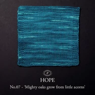 Simy's Hope DK 07 - blue hand-dyed merino wool yarn - kézzel festett kék gyapjú fonal