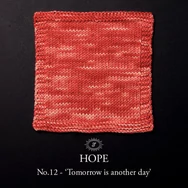 Simy's Hope DK 12 - orange hand-dyed merino wool yarn - kézzel festett narancssárga gyapjú fonal