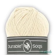 Durable Soqs 2172 Cream krémfehér gyapjú zoknifonal - ecru wool socks yarn