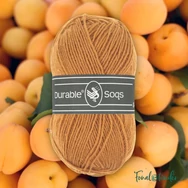 Durable Soqs 2193 Topaz - barack sárga gyapjú zoknifonal - orange wool socks yarn
