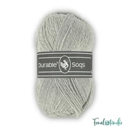 Durable Soqs 2233 White Gray - halványszürke gyapjú zoknifonal - wool socks yarn