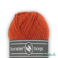 Durable Soqs 2239 Brick - piros sárga gyapjú zoknifonal - red wool socks yarn
