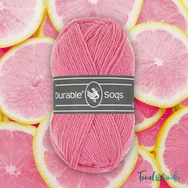 Durable Soqs 239 Fresia Pink - rózsaszín gyapjú zoknifonal - wool socks yarn