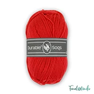 Durable Soqs 318 Tomato - élénk piros gyapjú zoknifonal - red wool socks yarn