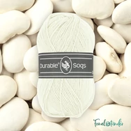 Durable Soqs 326 Ivory - törtfehér gyapjú zoknifonal - wool socks yarn
