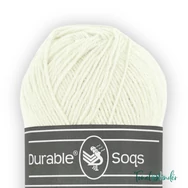 Durable Soqs 326 Ivory - törtfehér gyapjú zoknifonal - wool socks yarn