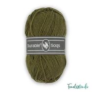 Durable Soqs 405 Cypress - sötétzöld gyapjú zoknifonal - green wool socks yarn