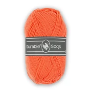 Durable Soqs 408 Fresh Coral - korallpiros gyapjú zoknifonal - red wool socks yarn