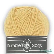 Durable Soqs 409 Bleached Sand - világossárga gyapjú zoknifonal - wool socks yarn