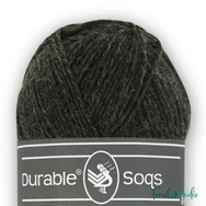 Durable Soqs 412 Phantom - sötétszürke gyapjú zoknifonal - dark gray wool socks yarn