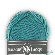 Durable Soqs 418 Caribbean Sea - türkiz gyapjú zoknifonal - wool socks yarn