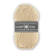 Durable Soqs 423 Cream Tan - halvány drapp gyapjú zoknifonal - wool socks yarn