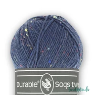 Durable Soqs Tweed 288 Fiesta Fusion - sötétkék gyapjú zoknifonal - wool socks yarn