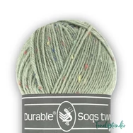 Durable Soqs Tweed 402 Seagrass - fakózöld gyapjú zoknifonal - green wool socks yarn