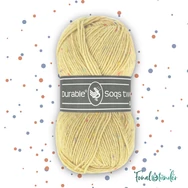 Durable Soqs Tweed 409 Bleached Sand- fakósárga gyapjú zoknifonal - yellow wool socks yarn