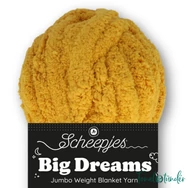 Scheepjes Big Dreams 506 Inspiration Yellow yarn - mustársárga fonal