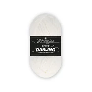 Scheepjes Little Darling 401 Ice Bear - chenille yarn - fehér zsenília fonal