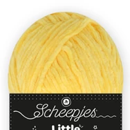 Scheepjes Little Darling 402 Bumble Bee - chenille yarn - sárga zsenília fonal