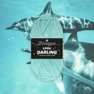 Scheepjes Little Darling 408 Bluefish - chenille yarn - világoskék zsenília fonal