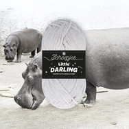 Scheepjes Little Darling 423 Hippo - chenille yarn - szürke zsenília fonal