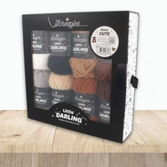 Scheepjes Little Darlin Beary Cute Yarn Pack - 8 gombolyag fonal  - 8 balls of yarn