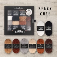 Scheepjes Little Darlin Beary Cute Yarn Pack - 8 gombolyag fonal  - 8 balls of yarn