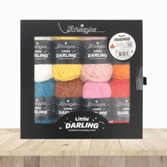 Scheepjes Little Darlin Farm Friends Yarn Pack - 8 gombolyag fonal  - 8 balls of yarn