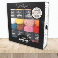 Scheepjes Little Darlin Farm Friends Yarn Pack - 8 gombolyag fonal  - 8 balls of yarn