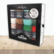 Scheepjes Little Darlin Merry Minis Yarn Pack - 8 gombolyag fonal  - 8 balls of yarn