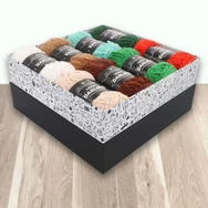 Scheepjes Little Darlin Merry Minis Yarn Pack - 8 gombolyag fonal  - 8 balls of yarn